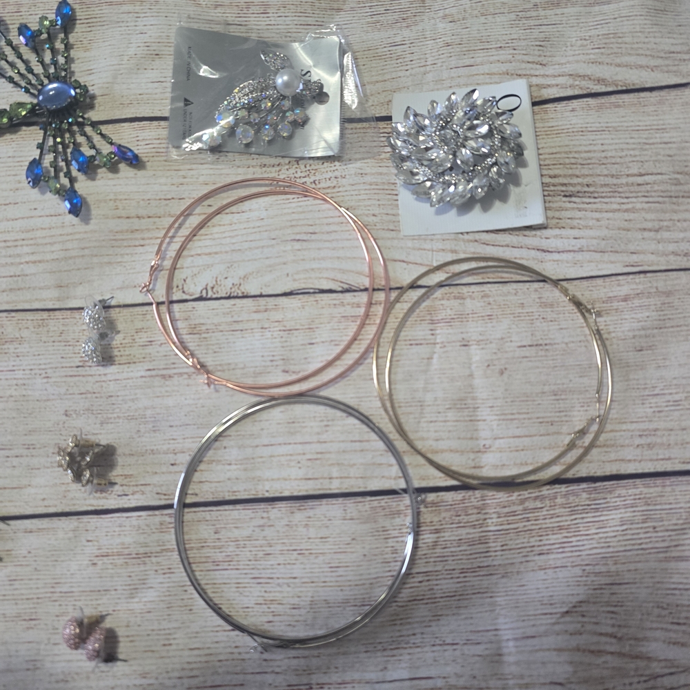Elegant Silver and Gold Bangle Set